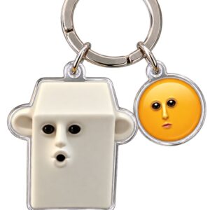 AA 3" charm + jonmoji 1.5" keyring set