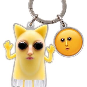 Raviolio 3" charm + jonmoji 1.5" keyring set